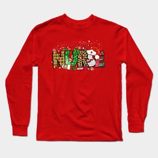 Nurse Christmas Design Long Sleeve T-Shirt